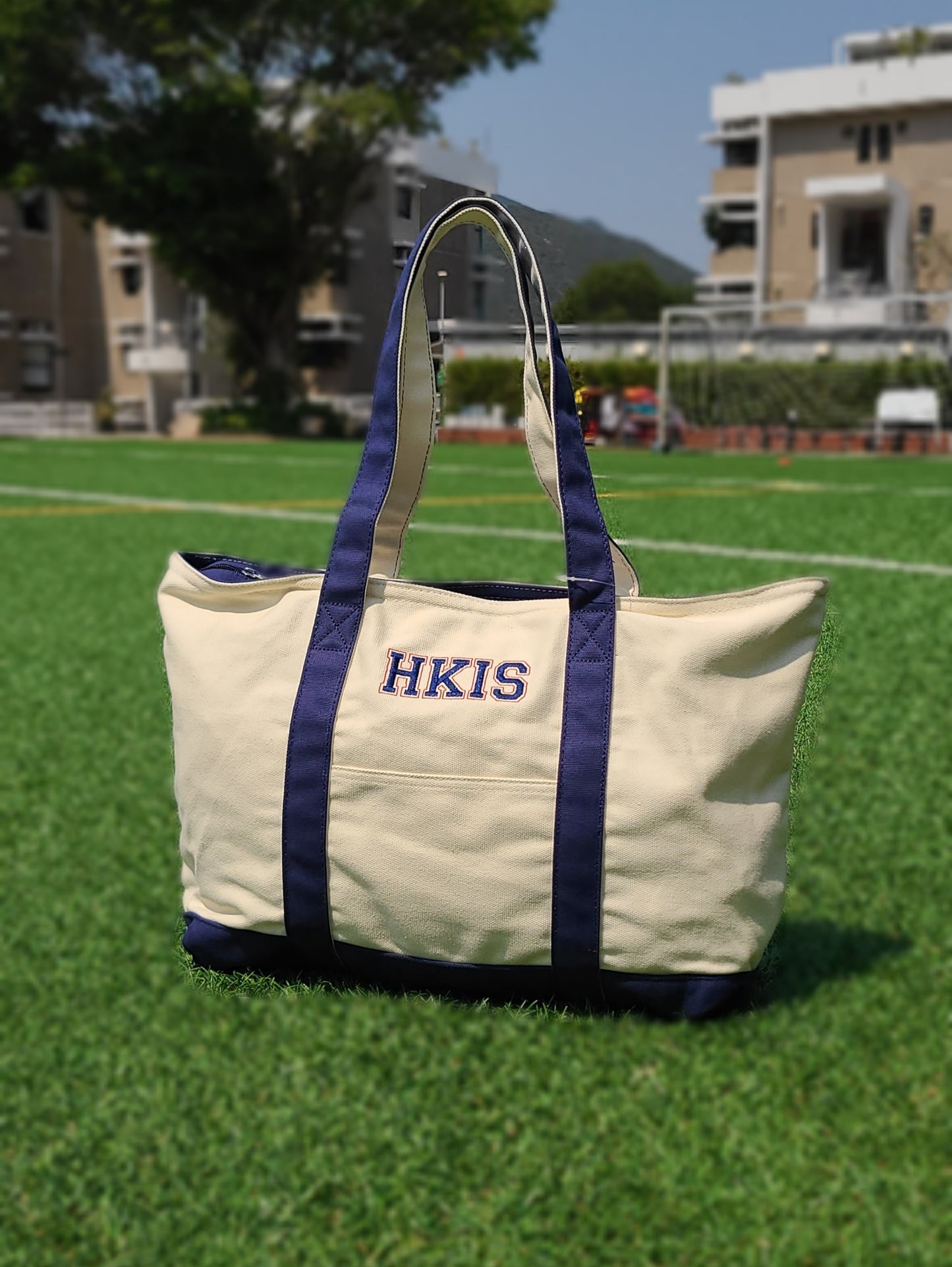 Canvas Zip Tote Bag