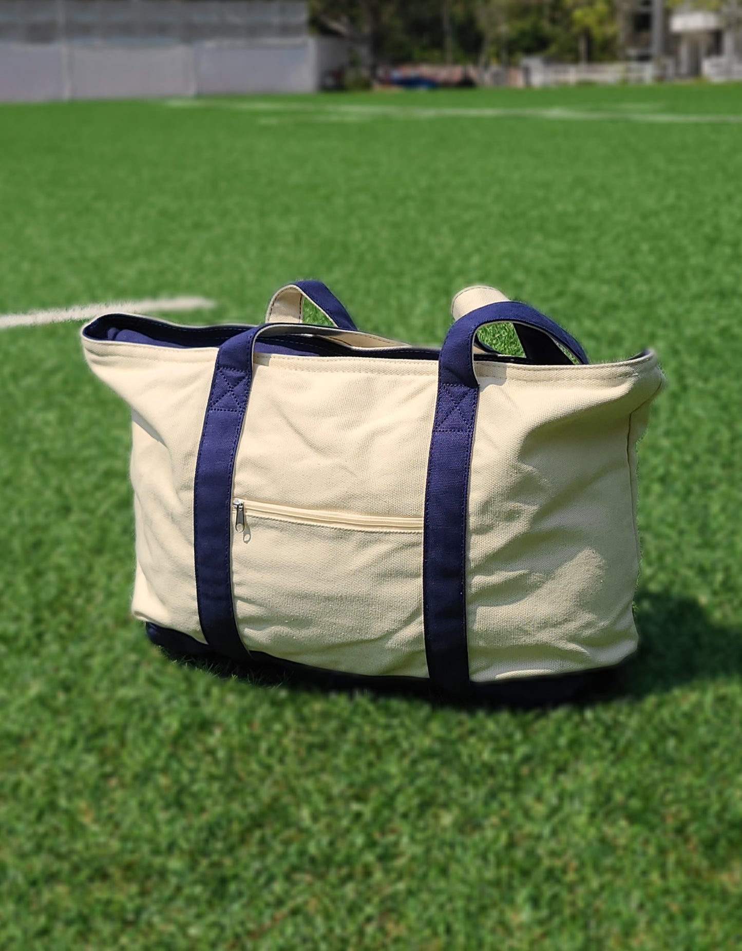 Canvas Zip Tote Bag