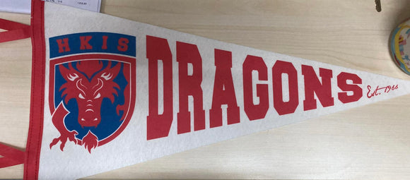 HKIS Pennant NEW (Red/Blue Print)